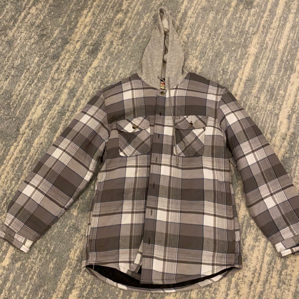 wrangler hoodie flannel
